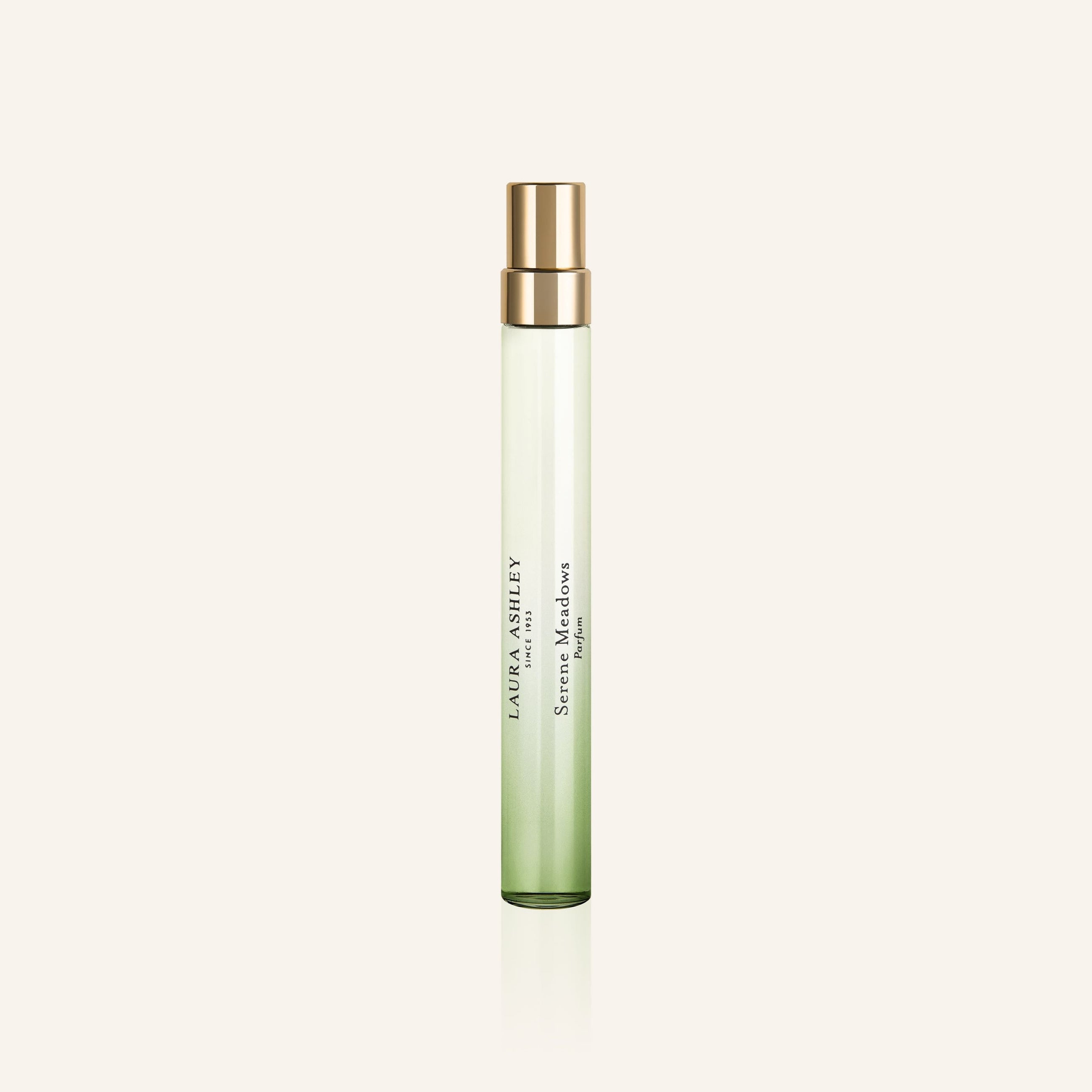 Laura Ashley 10ml Serene Meadows fragrance bottle on a white background