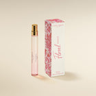 Laura Ashley Floral Fancy perfume bottle and packaging on a beige background