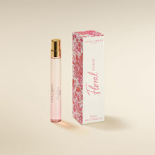 Laura Ashley Floral Fancy perfume bottle and packaging on a beige background