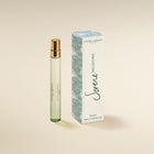 Laura Ashley Serene Meadows perfume bottle and packaging on a beige background